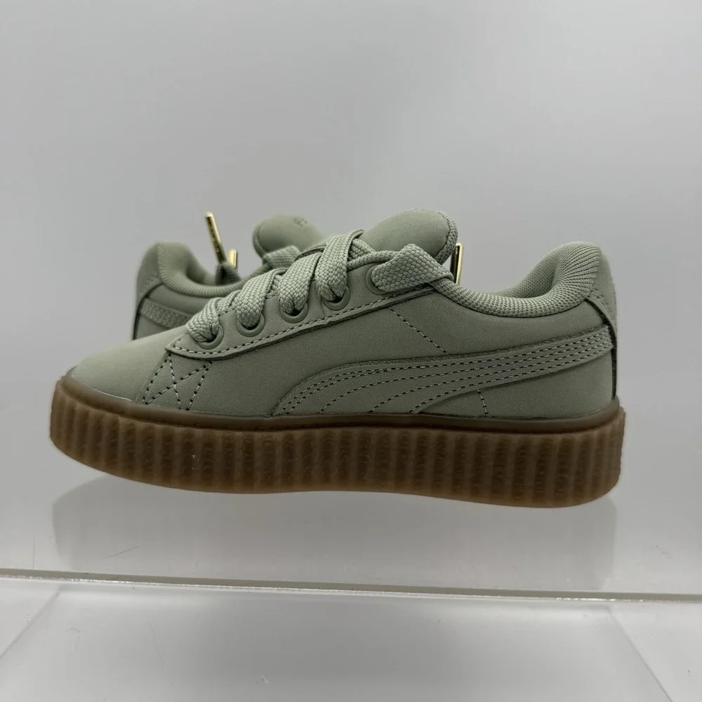 NEW Puma Creeper Phatty Nubuck Green Fog 399867.02 Size 1C Toddler Kids